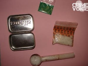 Evidence seized in a search of Miller's car.