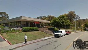 The suspect crashed and headed towards Wells Fargo in San Rafael armed with a handgun.