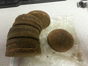 And check it out, some hash pucks.