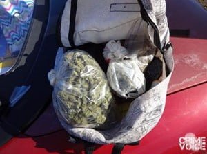Kevin had a backpack full of weed