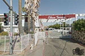 The homicide occurred on Ethan Way at an apartment complex.