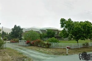 Hladky built himself a barricade in front of his home on Tevis Trail.