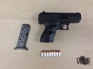 9mm and ammo seized by police