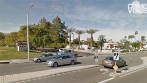 Herrera is accused of turning left into the mall and into the other car.