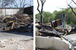 KNTV’s building burned by homeless man