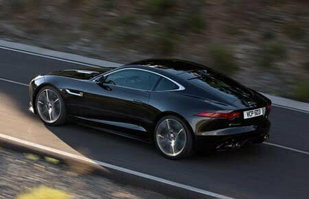 A black Jaguar will always draw attention.