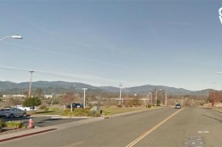 Fireman lights the way in the darkness