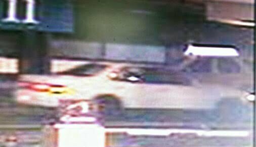 Police released this surveillance image of the car that hit Mi'Yana as she stood alone in the crosswalk.