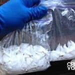 Police also display meth that they confiscated