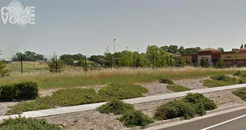 The corner of Foothills and Pleasant Grove is a mix of commercial property and open fields.