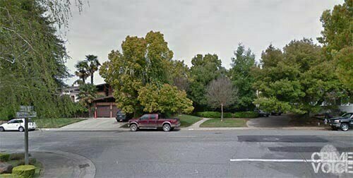 Deputies were called to this street to deal with the stabbing suspect.