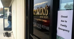 The goons took guns and inured an old man