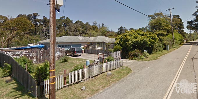 This Google Maps image from 2012 captured a house on Boice Lane that had been vandalized. Bennett was hiding out in a house in this neighborhood.