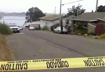 Screen shot of a video posted on YouTube by the Santa Rosa Press Democrat showing the on site investigation.