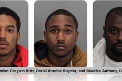 Milpitas Police report the arrest of three car burglary suspects