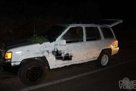 A deputy spotted this suspicious looking Jeep and investigated.