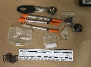 Police display confiscated drugs
