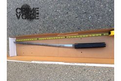 Homeless Swordsman Arrested after Fleeing from Encampment