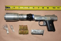 Unlicensed Driver Found with Home-made Handgun Silencer