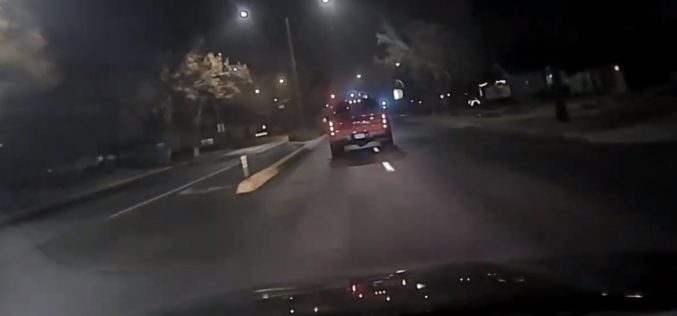 Drunk driver arrested after officer notices car swerving (VIDEO)