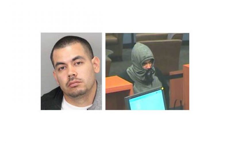 Wanted bank robbery suspect nabbed by police at nearby mall