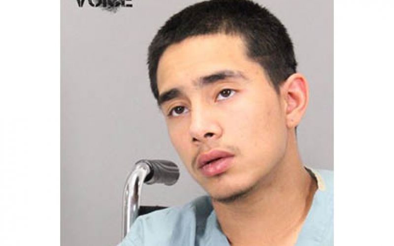 Armed suspect jumps into barrel of grease attempting to evade police