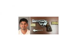 Traffic stop leads to loaded weapon, meth arrest