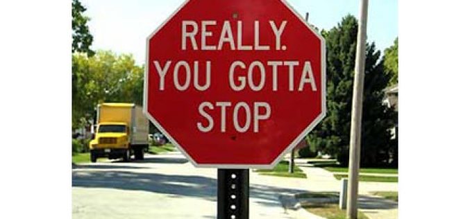 Blown Stop Sign Leads to Firearms Arrest