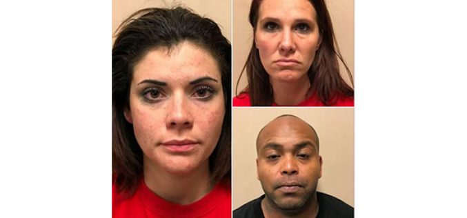 Three Occupants, Two Fake Names, Three Arrests