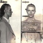 David Bowie Mugshot