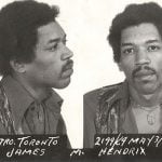 Jimi Hendrix Mugshot