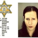Marilyn Manson Mugshot