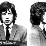 Mick Jagger Mugshot
