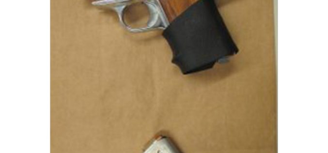 Man & Boy Busted with Gun & Booze