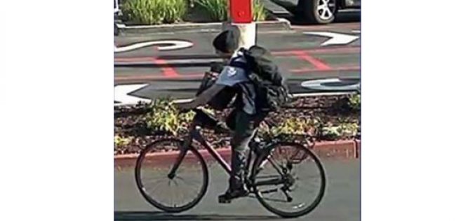 Bicycle thief caught riding a stolen bicycle