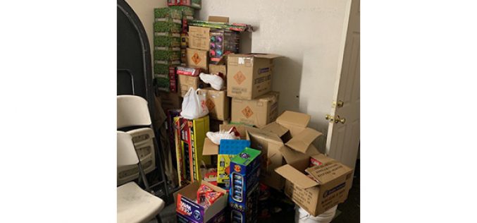 1,000 pounds of illegal fireworks seized before the 4th