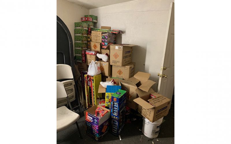 1,000 pounds of illegal fireworks seized before the 4th