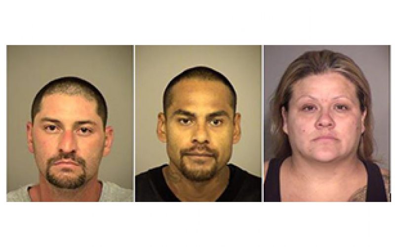 Trio of Gang members Busted with Guns & Drugs