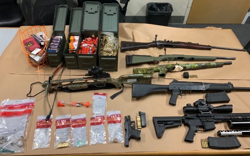 Search warrant turns up guns and drugs in Prunedale