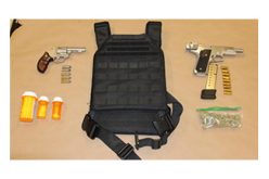 2 Men Pulled Over for Erratic Driving Nabbed for Firearms and Narcotics