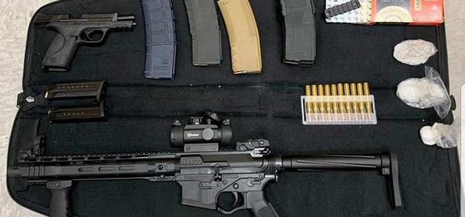 Suspicious behavior leads to discovery of guns, ammo, drugs during traffic stop