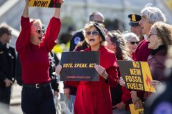Actress Jane Fonda and others arrested during climate change protest in Washington