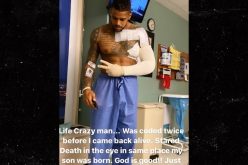 Terrelle Pryor Full-Body Shot of Stabbing Injury, Says He Almost Died Twice