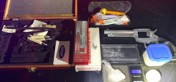 Stolen gun & suspected meth lead to arrest of two in Wheatland