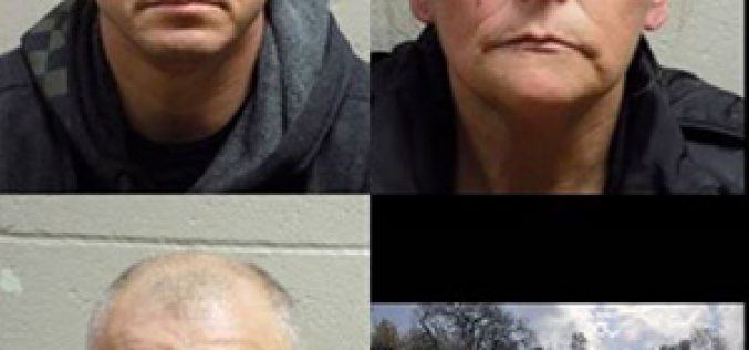 Patrolling deputy spots and nabs three mail thieves