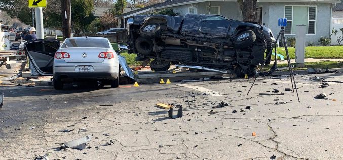 Suspect in vehicle theft, hit-and-run collision arrested; woman and child injured