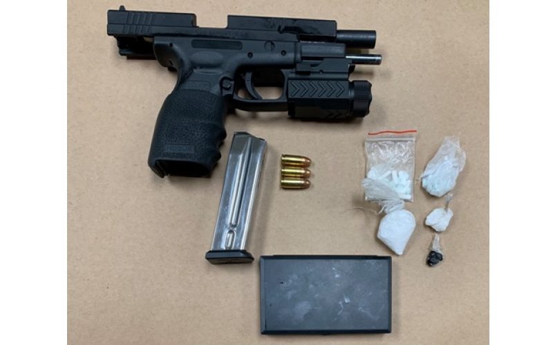 Wanted Salinas parolee allegedly caught with gun, drugs