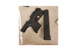 Speeding Mercedes has a loaded Glock inside