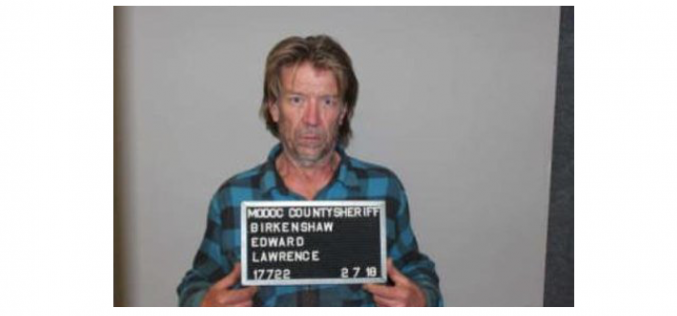 Modoc County man arrested on suspicion of violating restraining order