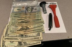 Man driving at night with headlights off gets arrested on suspicion of drug possession